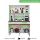 Ver imagem 4 de Armario De Cozinha 8 Portas 2 Gavetas Onix 