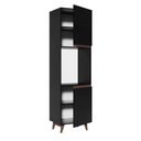 Ver imagem 4 de Torre-Quente Armário de Cozinha 60 cm 2 Portas Preto Reims Madesa