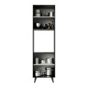 Ver imagem 5 de Torre-Quente Armário de Cozinha 60 cm 2 Portas Preto Reims Madesa