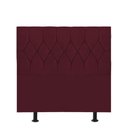Ver imagem 1 de Cabeceira Estofada Cama Box Solteiro 100cm Istambul Corino Bordo- Mabe Magazine
