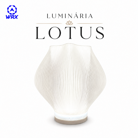 Luminária Lotus 3D