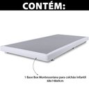 Ver imagem 2 de Base Box Mini Cama Montessoriana Solteiro Infantil 148x68x9cm - BF Colchões