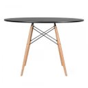 Ver imagem 4 de Conjunto Mesa Eames Preta 110cm e 4 Cadeiras Eames Pp Preta