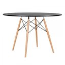 Ver mais imagens de Conjunto Mesa Eames Preta 110cm e 4 Cadeiras Eames Pp Preta