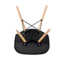 Ver imagem 7 de Conjunto Mesa Eames Preta 110cm e 4 Cadeiras Eames Pp Preta