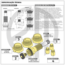Ver imagem 6 de Kit Reparo Salva Registro Vedante de Pressão Universal Metal