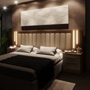 Ver imagem 7 de Cabeceira Casal Extensível Estofada com Led Luminous Yescasa