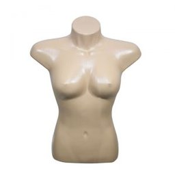 Busto Encorpado Feminino Pele P – Exposição Sofisticada para Camisetas e Blusas - 1
