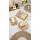 Ver imagem 2 de Combo Kit Porta Queijo + Porta Manteiga + Porta Frios Bambu