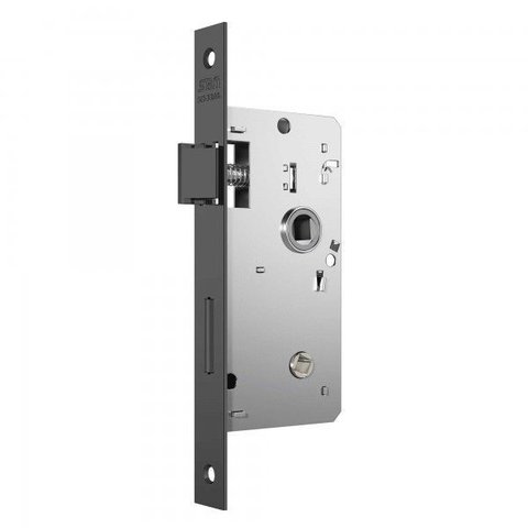 Fechadura Classic 3000 Banheir Roseta Quadrada- Black - Stam