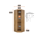 Ver imagem 6 de Modulado Casal Completo 6 Portas 8 Gavetas - Linea-cumaru - Móveis Novo Horizonte