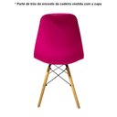 Ver imagem 5 de Kit 6 Capa de Cadeira Charles Eames Eiffel Pé Palito Malha Lisa:verde