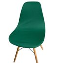 Ver imagem 2 de Kit 6 Capa de Cadeira Charles Eames Eiffel Pé Palito Malha Lisa:verde