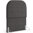 Ver imagem 7 de Cabeceira Cama Box 100cm Lanna com Puff Recamier Doha W01 Linho Cinza Escuro - Lyam Decor