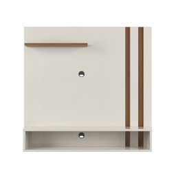 Painel Tokio Light Para Tv 32 Polegadas:Off White/Freijó - 1