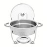 Rechaud Tramontina Redondo em Aço Inox Banho Maria com Suporte para Tampa 4,3 L Tramontina - 1