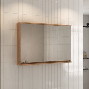 Espelheira para Banheiro Gabriela 90 Cm - Fabribam
