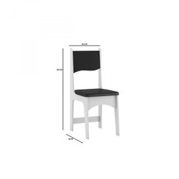 Conjunto Sala de Jantar Mesa com 4 Cadeiras Nicoli  - 6