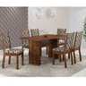 Conjunto Sala de Jantar Mesa com 6 Cadeiras Capri Sonetto Móveis - 1