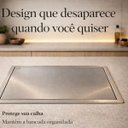 Ver imagem 4 de Tampa de Aço Inox Cozix para Calha Úmida Organizadora Profissional Quadrada Cozix