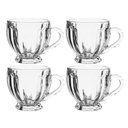 Ver imagem 1 de Conjunto 4 Canecas Café Chá Siria Vidro Class Home 200ml