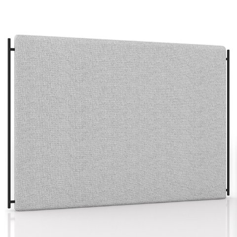Cabeceira Cama Box Casal 140cm Oscar P02 Linho Cinza Claro - Mpozenato