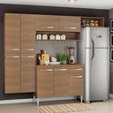 Ver imagem 1 de Armário de Cozinha Completa 229cm Rustic Emilly Fit Madesa 03