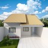 Kit com 5 Telhas de Pvc Colonial 5 Ondas 2,30 X 0,86 X 2.0 Mm com 4 Kit Fixação e Vedação afort  - 2