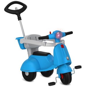 Triciclo Banderetta Passeio &amp; Pedal Azul Bandeirante 1245