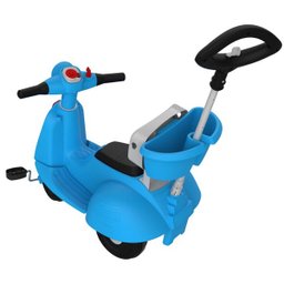 Triciclo Banderetta Passeio &amp; Pedal Azul Bandeirante 1245 - 5