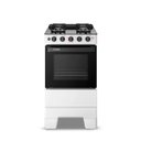 Ver imagem 5 de Fogão a Gás Esmaltec Ideal Super Glass 4 Bocas 50L Bivolt Branco Mesa de Vidro Acendimento Automá
