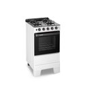 Ver imagem 1 de Fogão a Gás Esmaltec Ideal Super Glass 4 Bocas 50L Bivolt Branco Mesa de Vidro Acendimento Automá