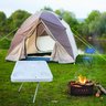 Mesa Dobrável para Petiscos Praia e Camping 44 Cm de Altura:preto - 9