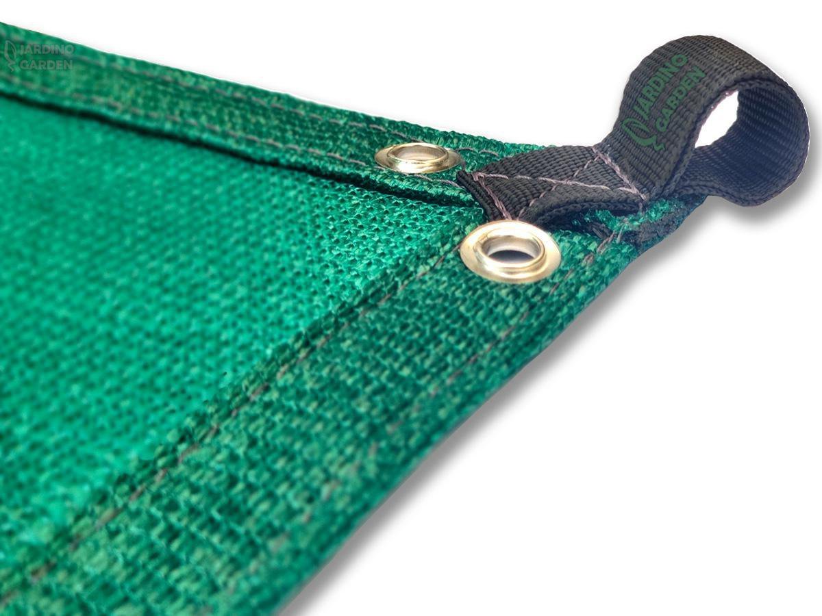 Tela Tenda Tipo Shade Pergolado 90% Verde 7X10 Bainha Ilhós - 2