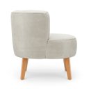 Ver imagem 7 de Kit 2 Cadeiras Decor para Recepção Aconchegante Resistente Tecido Veludo Macia Pés de Madeira