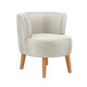 Ver imagem 5 de Kit 2 Cadeiras Decor para Recepção Aconchegante Resistente Tecido Veludo Macia Pés de Madeira