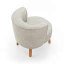 Ver imagem 6 de Kit 2 Cadeiras Decor para Recepção Aconchegante Resistente Tecido Veludo Macia Pés de Madeira