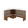 Conjunto Sala de Jantar com Mesa, Canto Alemão e 2 Cadeiras Viva Sonetto Móveis - 5