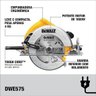 Dewalt Serra Circular 7 1/4' (184mm) 1.800w 5.200 Rpm 220w - 4