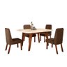 Conjunto Mesa De Jantar Bom Pastor Firenzze 4 Cadeiras Vigor - 2