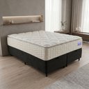 Ver imagem 3 de Cama Box Baú King Colchão Ortopédico Atena Molas Ensacadas Pillow Top Hip Sleep