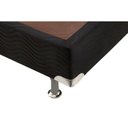 Ver imagem 4 de Cama Box Base Solteiro Universal Suede Nero Black (96x203x20) - Ortobom