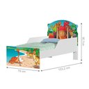 Ver imagem 2 de Mini Cama Jurassic Dinossauros com Colchão
