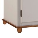 Ver imagem 4 de Balcão Buffet 3 Portas e 2 Gavetas 50631 Linz Móveis - Off White/imbuia Glazer