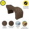 Maca Estofada Reclinável Sobrancelhas Cílios Suede Simaria Cor:marrom - 4
