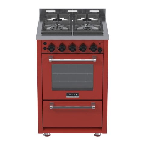 Fogao a Gas 4 Bocas Venax Temis Vermelho 127v