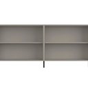 Ver imagem 7 de Buffet Sala de Jantar 4 Portas Brise 1 Gaveta Pés Industrial Preto Naim I03 Grigio - Lyam