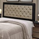 Ver imagem 2 de Cabeceira Casal Queen 160 Cm para Cama Box Berlim Preto Marfim