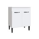 Ver imagem 1 de Balcão Cook Light 2 Portas 1 Prateleira - Casajá - Branco