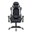 Ver imagem 3 de Cadeira Giratória Gamer Kl3 - Preto e Branco